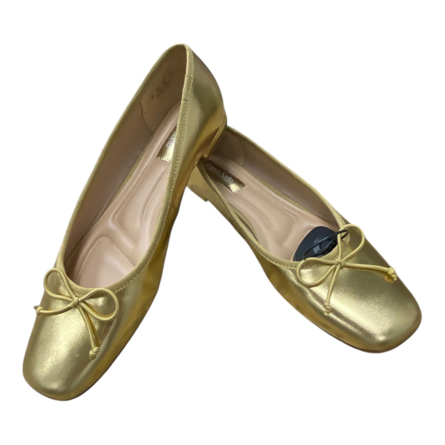 Shoes Flats By Franco Sarto In Gold, Size: 9