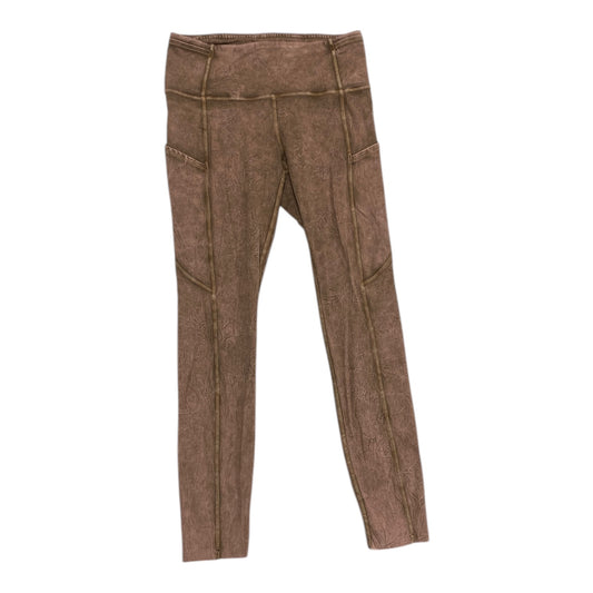 Athletic Capris By Lululemon In Brown, Size: S