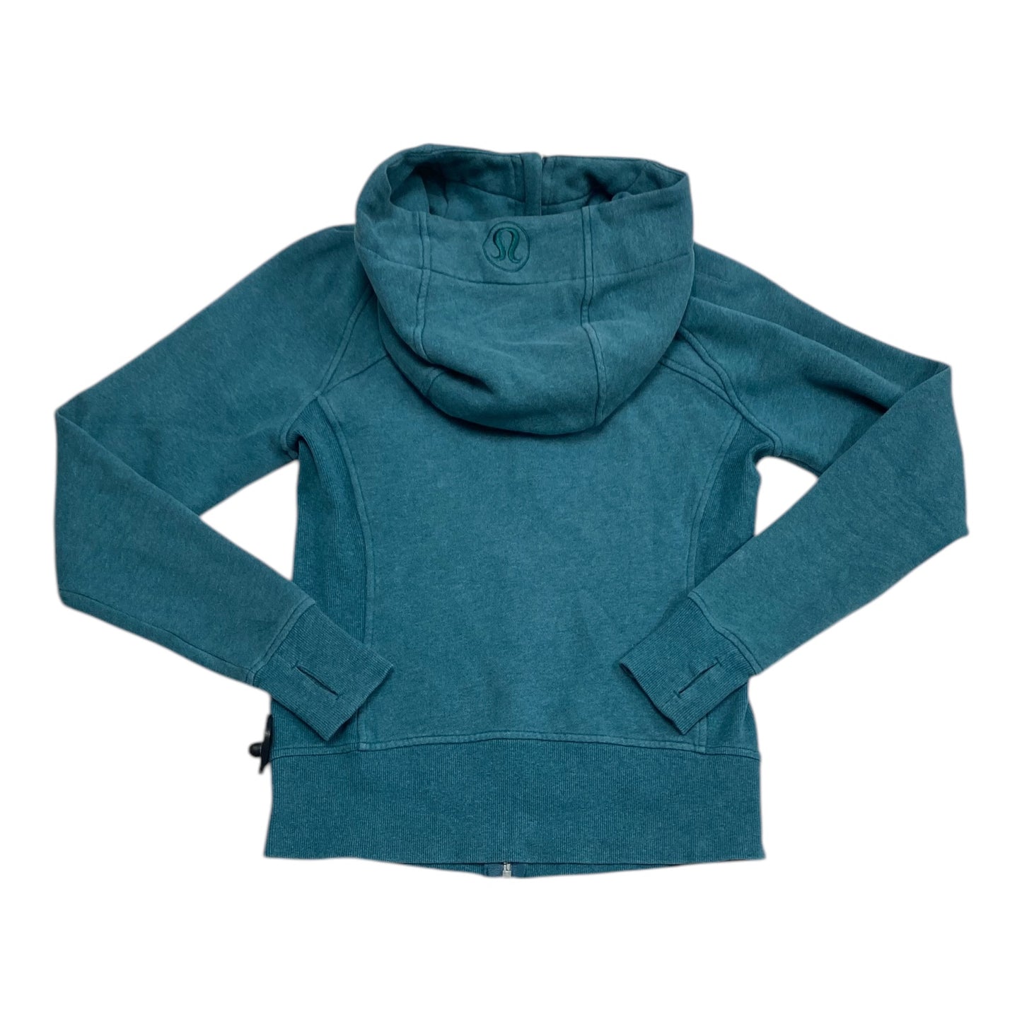 Athletic Jacket By Lululemon In Teal, Size: 6