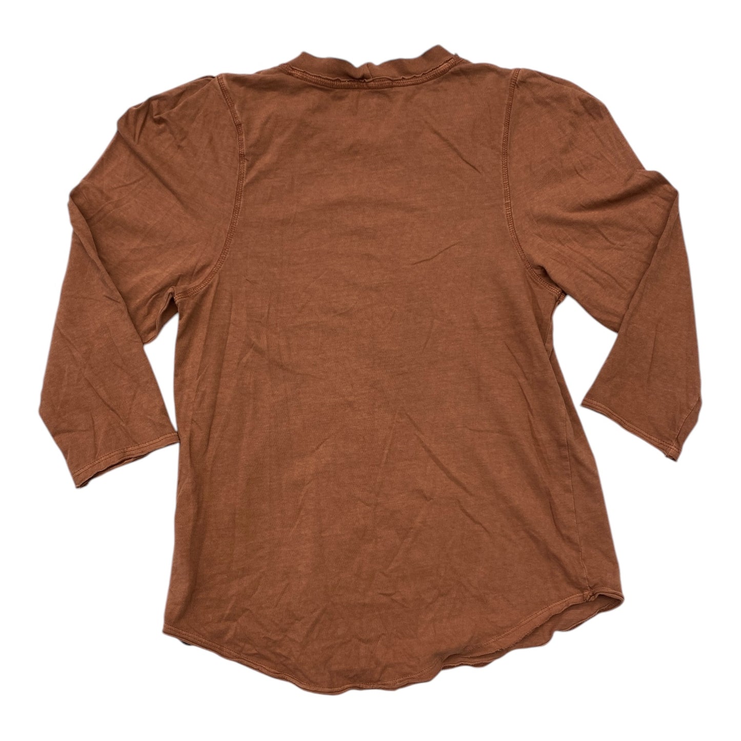 Top 3/4 Sleeve By We The Free In Orange, Size: L