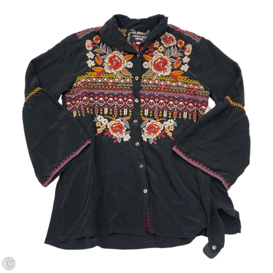Top Long Sleeve Designer By Johnny Was In Multi-colored, Size: M