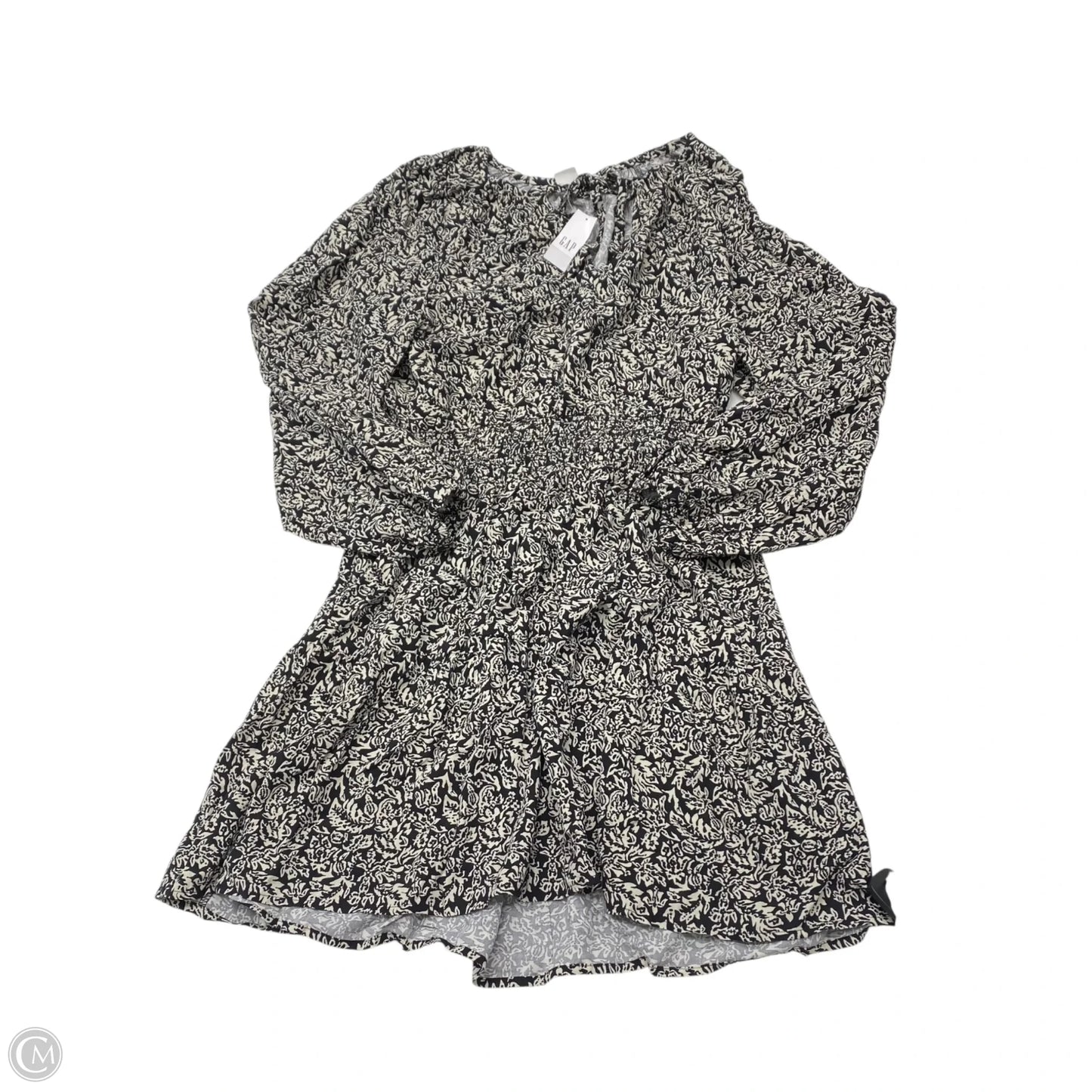 Dress Casual Midi By Gap In Black & White, Size: M