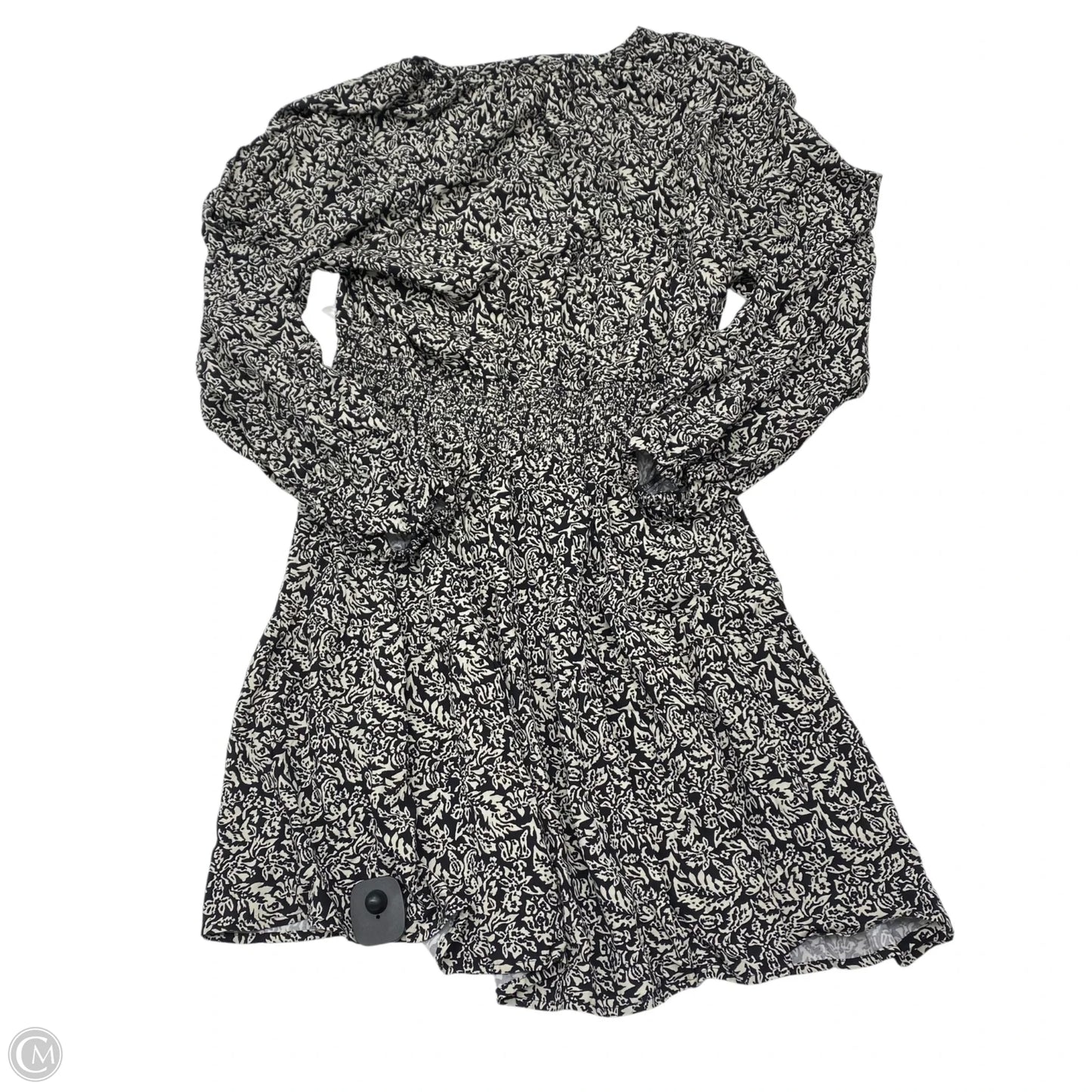 Dress Casual Midi By Gap In Black & White, Size: M
