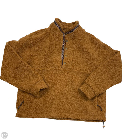 Jacket Fleece By Cmc In Brown, Size: M
