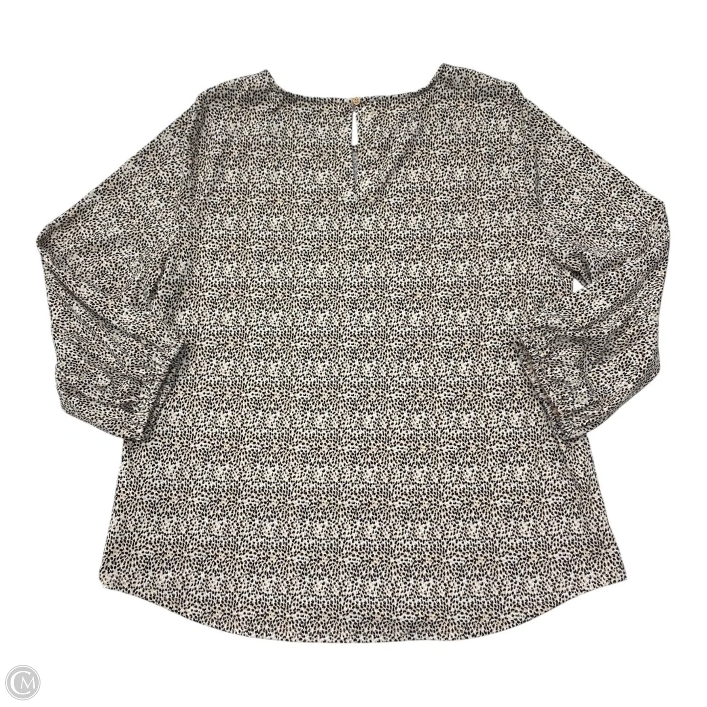 Top Long Sleeve By Adrianna Papell In Multi-colored, Size: L