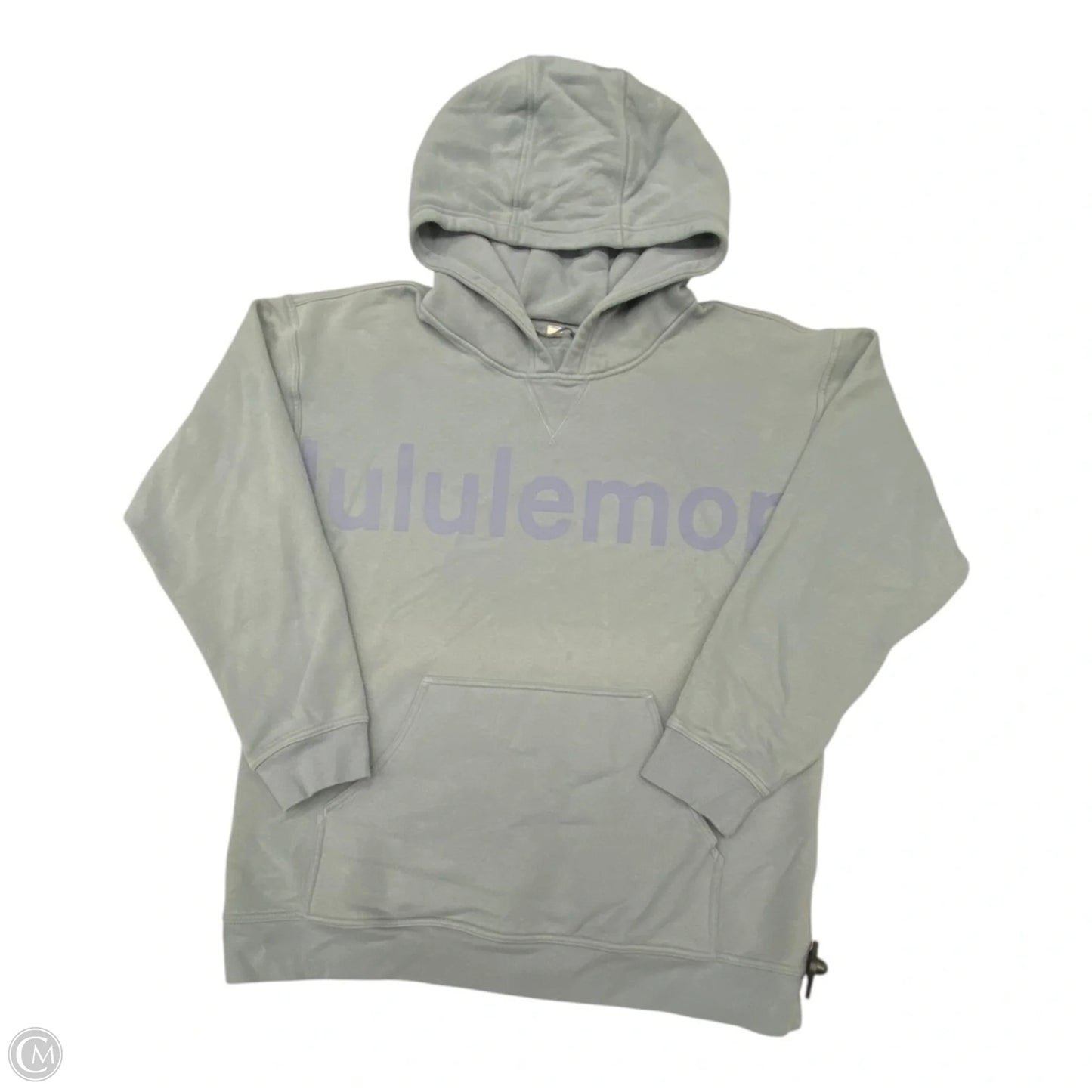 Athletic Sweatshirt Hoodie By Lululemon In Blue, Size: 14