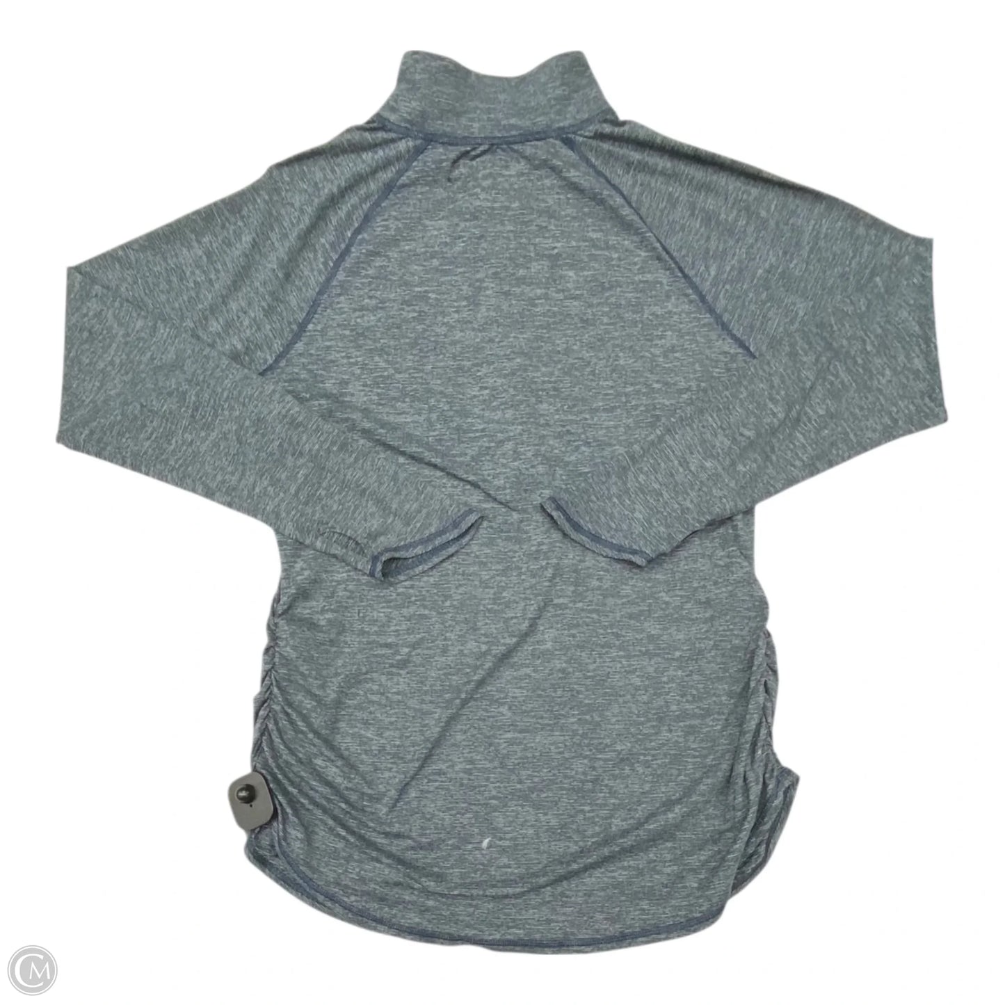 Athletic Top Long Sleeve Collar By The North Face In Blue, Size: Xl