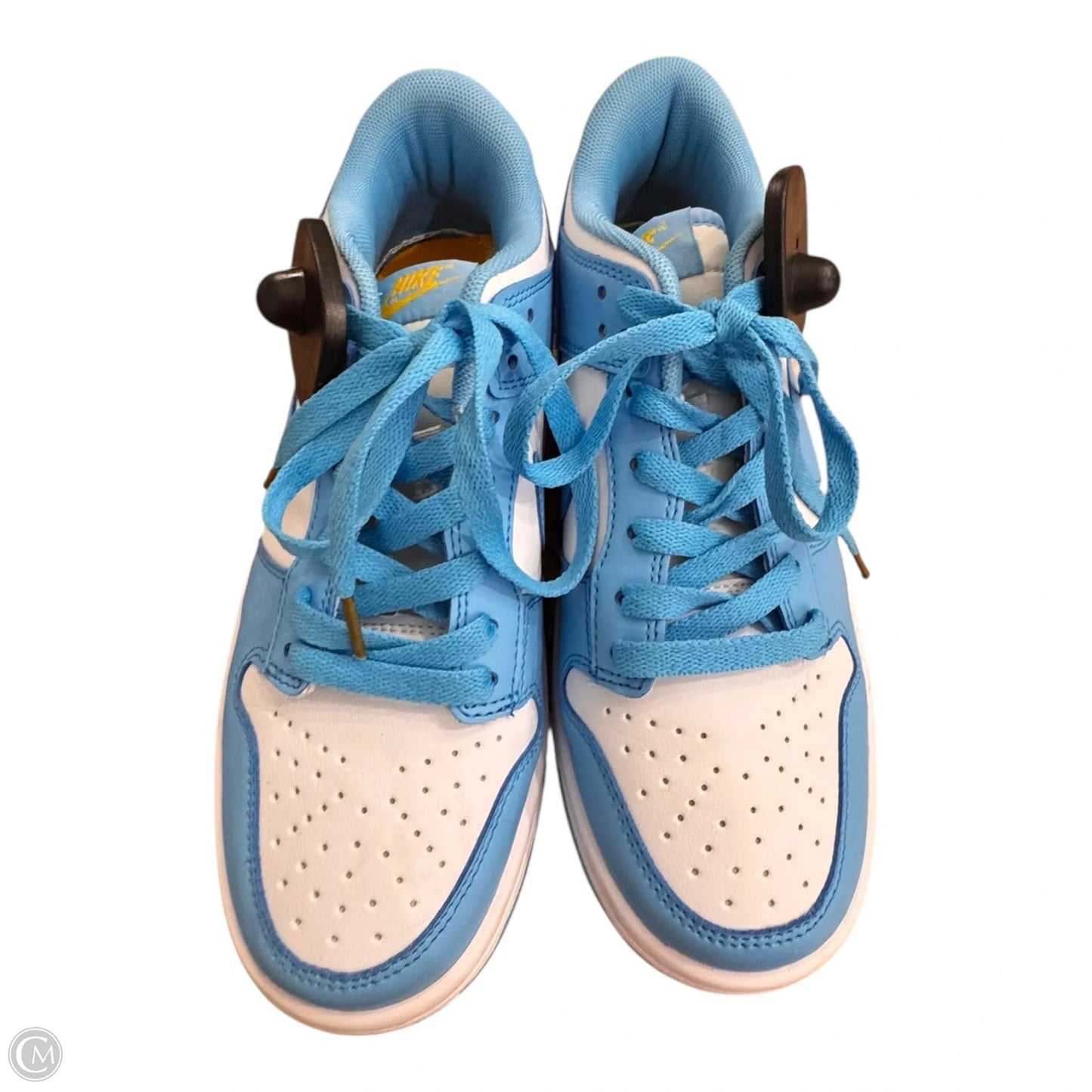 Shoes Sneakers By Nike In Blue & White, Size: 7