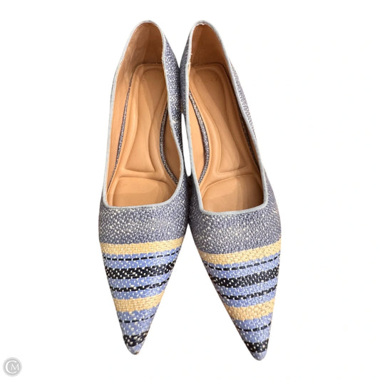 Shoes Heels Kitten By Franco Sarto In Blue, Size: 9