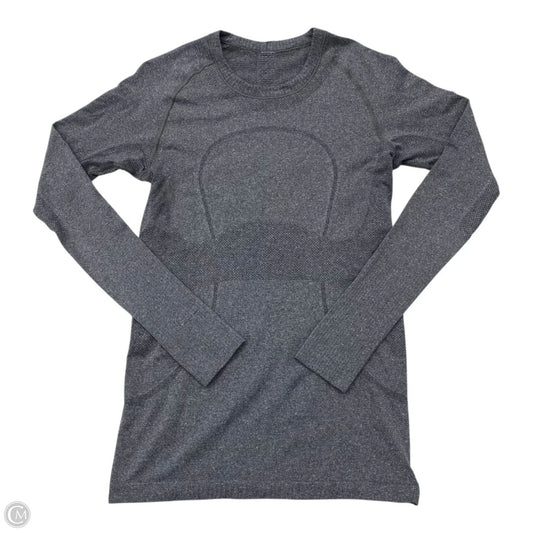 Athletic Top Long Sleeve Crewneck By Lululemon In Grey