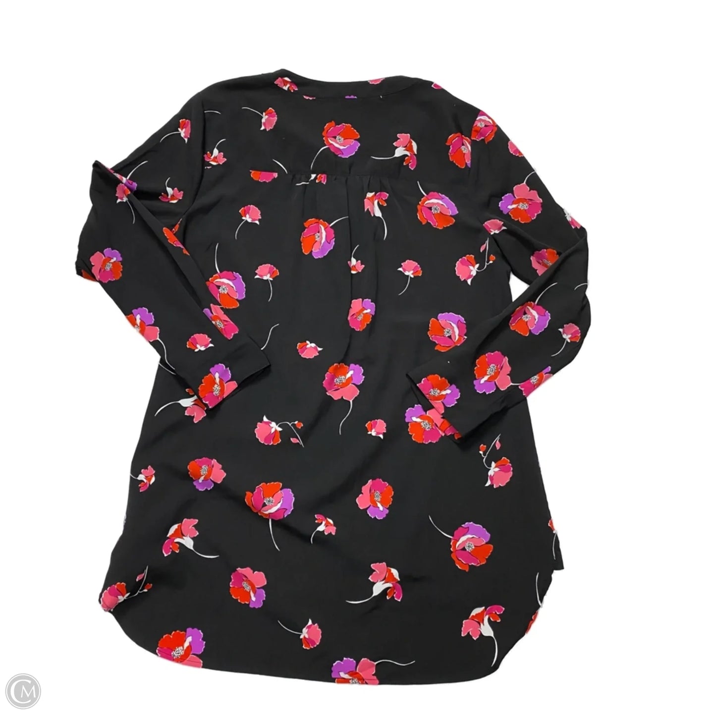 Top Long Sleeve By Cece In Black, Size: M