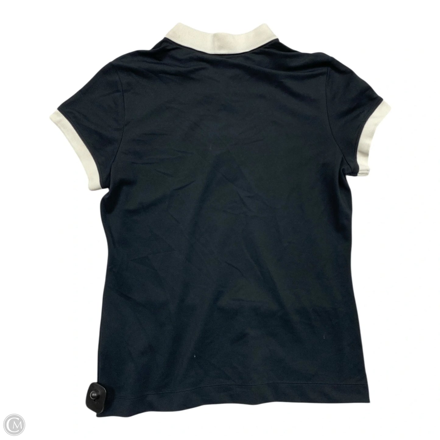Athletic Top Short Sleeve By Nike In Black, Size: M