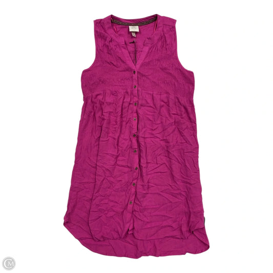 Dress Casual Midi By Knox Rose In Pink, Size: M