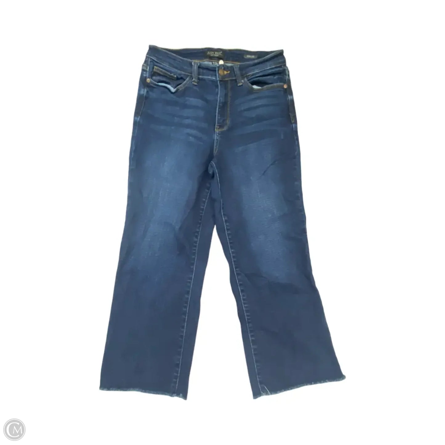 Jeans Wide Leg By Judy Blue In Blue Denim, Size: 6