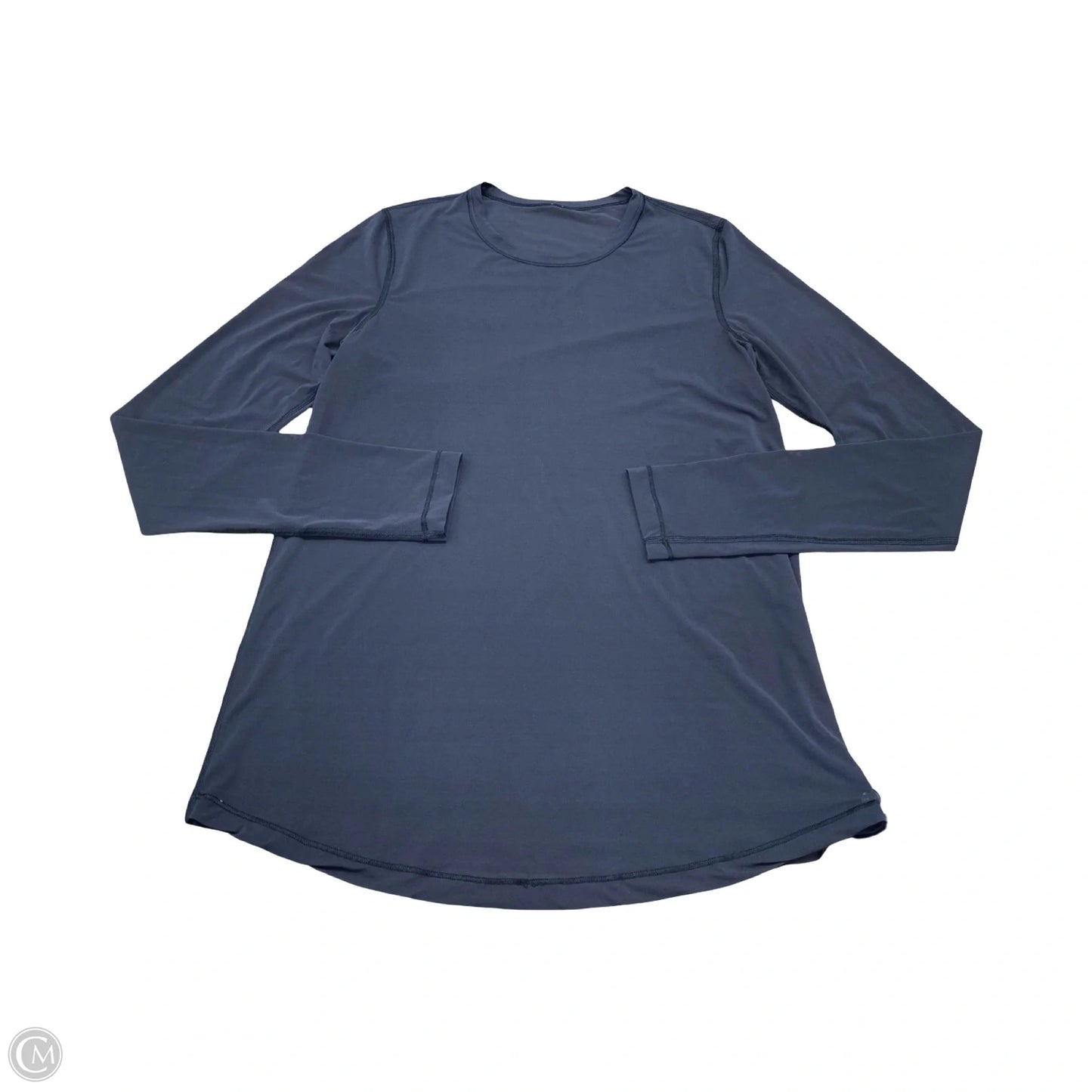 Athletic Top Long Sleeve Crewneck By Lululemon In Black, Size: S