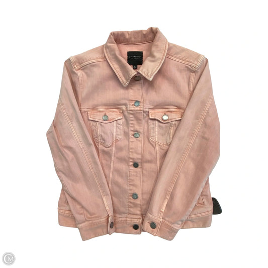 Jacket Denim By Liverpool In Pink Denim, Size: M