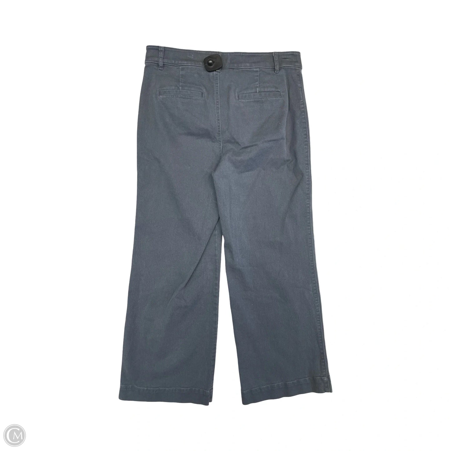 Jeans Wide Leg By Loft In Grey Denim, Size: 10p