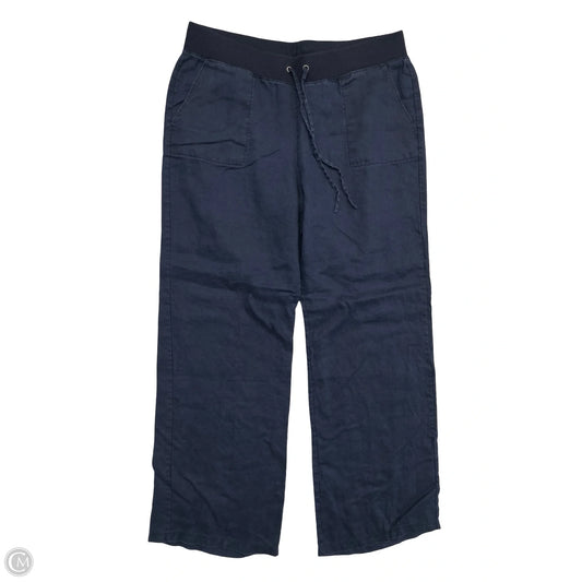 Pants Linen By Talbots In Blue, Size: L