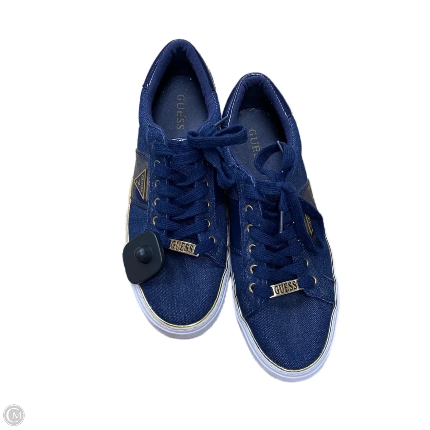 Shoes Sneakers By Guess In Blue, Size: 10