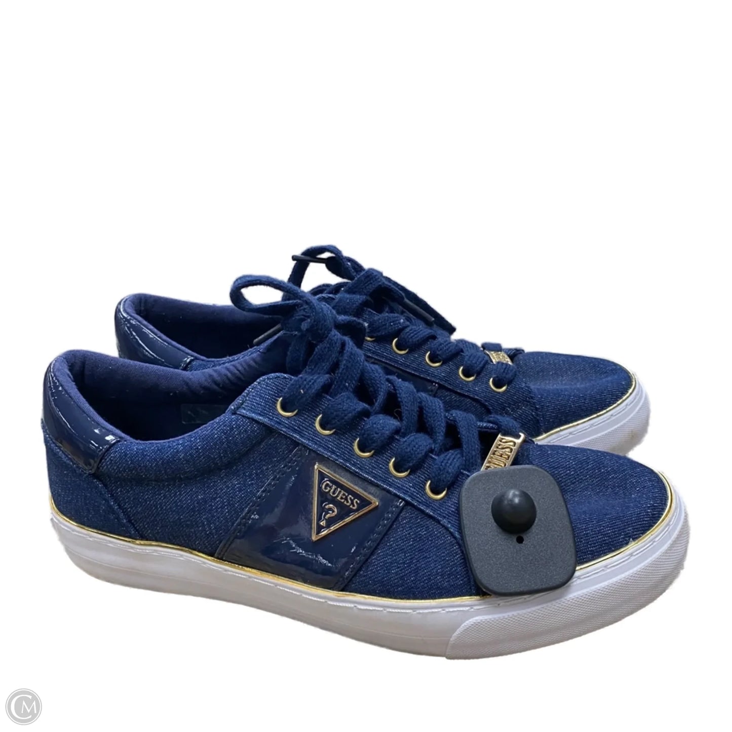 Shoes Sneakers By Guess In Blue, Size: 10