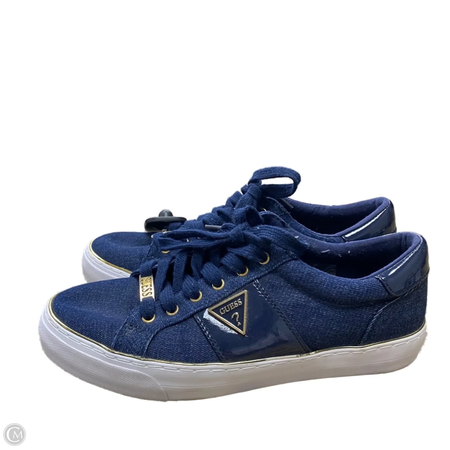 Shoes Sneakers By Guess In Blue, Size: 10
