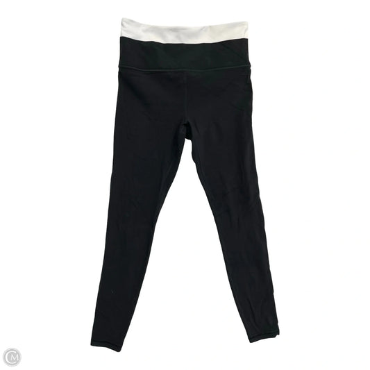 Athletic Leggings By Athleta In Black & White, Size: S
