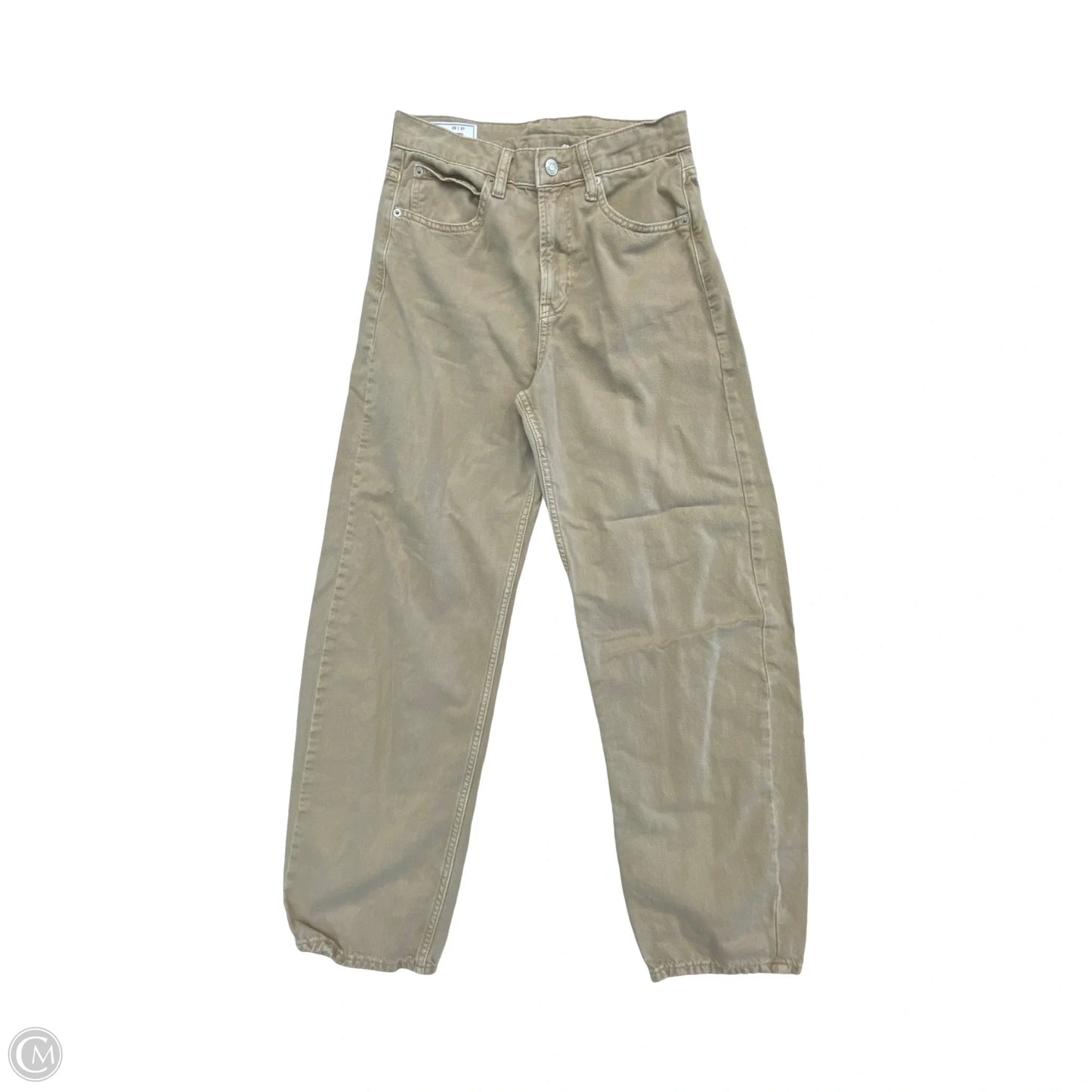Jeans Wide Leg By Gap In Brown Denim, Size: 2