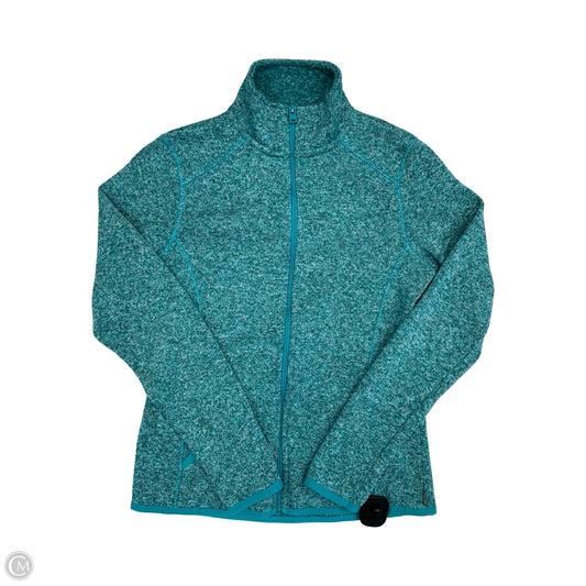 Athletic Jacket By Eddie Bauer In Blue, Size: S
