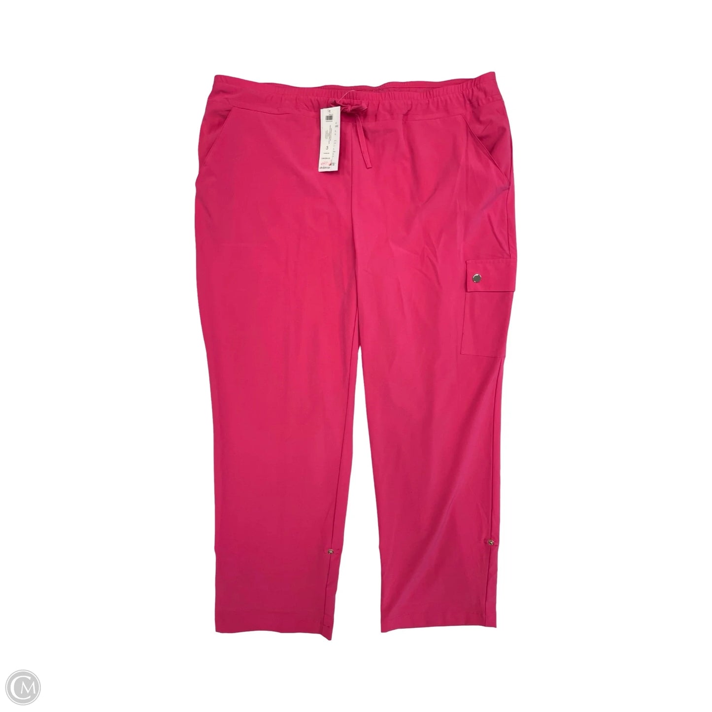 Athletic Pants By Chicos In Pink, Size: 16