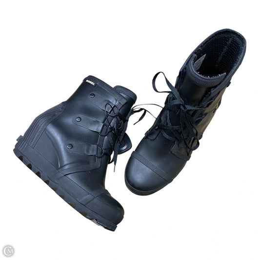 Boots Designer By Sorel In Black, Size: 8