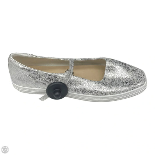 Shoes Flats By Keds In Silver, Size: 9.5