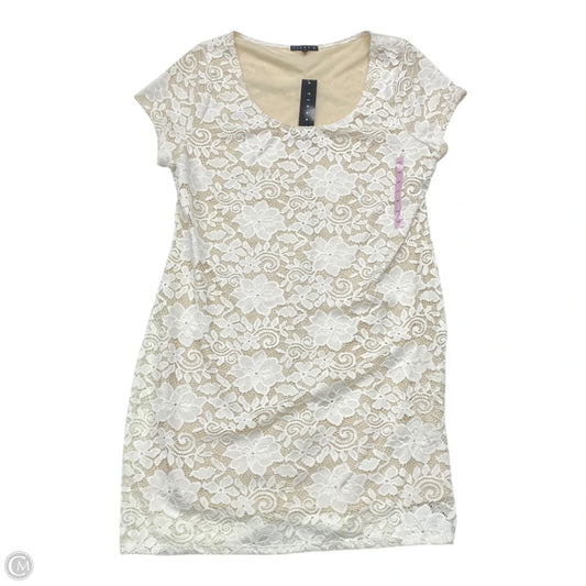 Dress Casual Midi By Tiana B In White, Size: Xxl