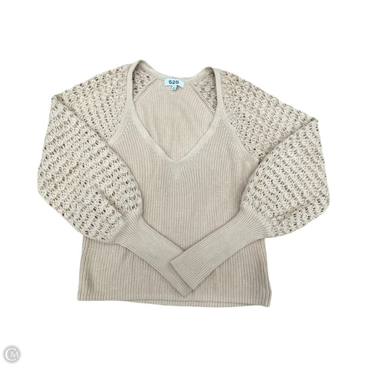 Sweater By 525 In Beige, Size: S