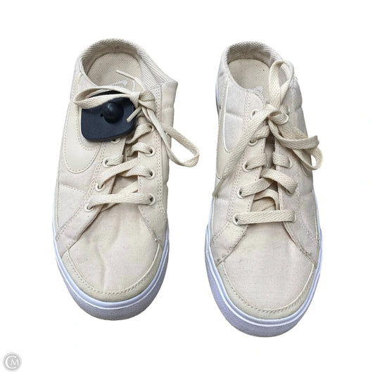 Shoes Sneakers By Nike In Cream, Size: 7.5