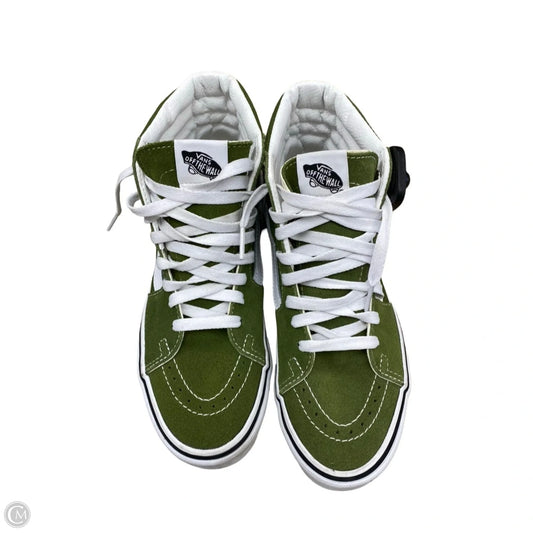 Shoes Sneakers By Vans In Green, Size: 8