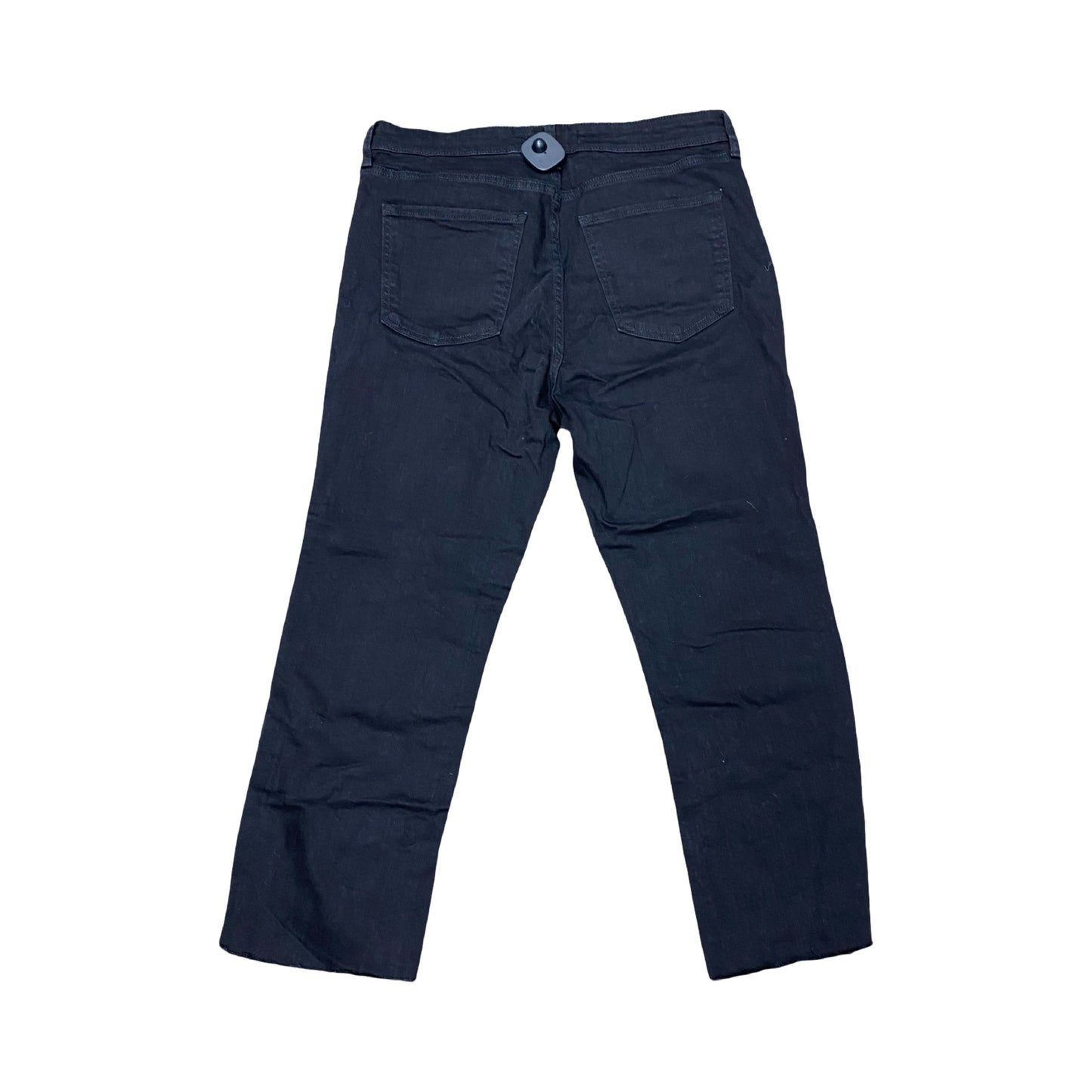 Jeans Straight By Zara In Black, Size:14