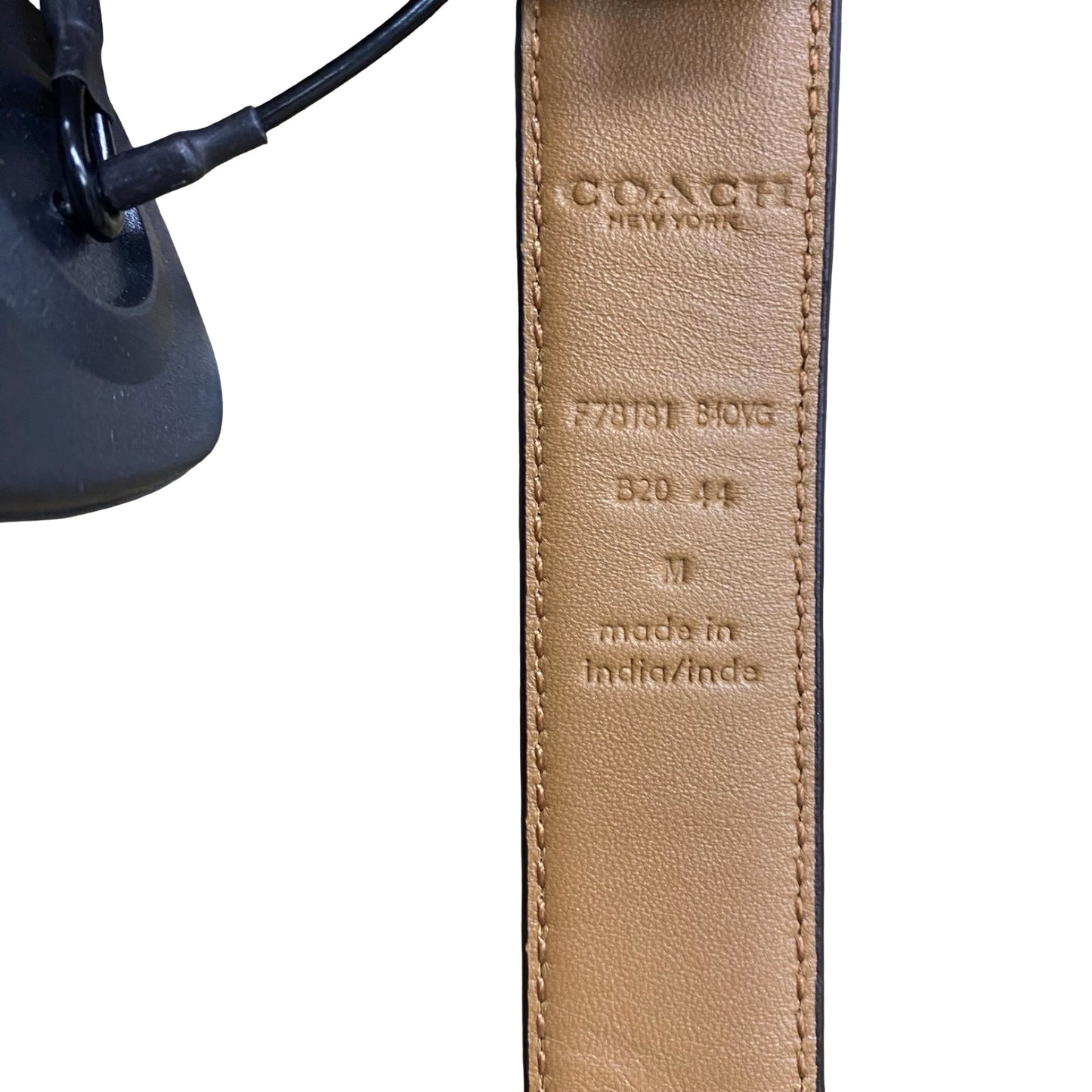 Belt Designer By Coach In Cream, Size: