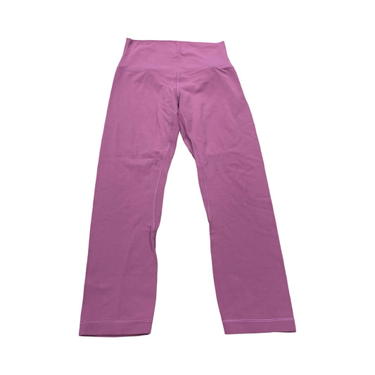 Athletic Leggings By Lululemon In Pink, Size:4