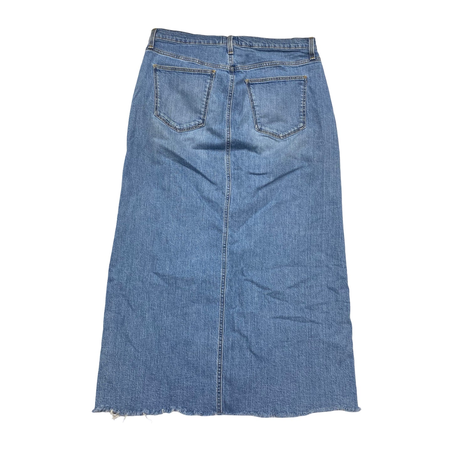 Skirt Midi By Universal Thread In Blue Denim, Size:14