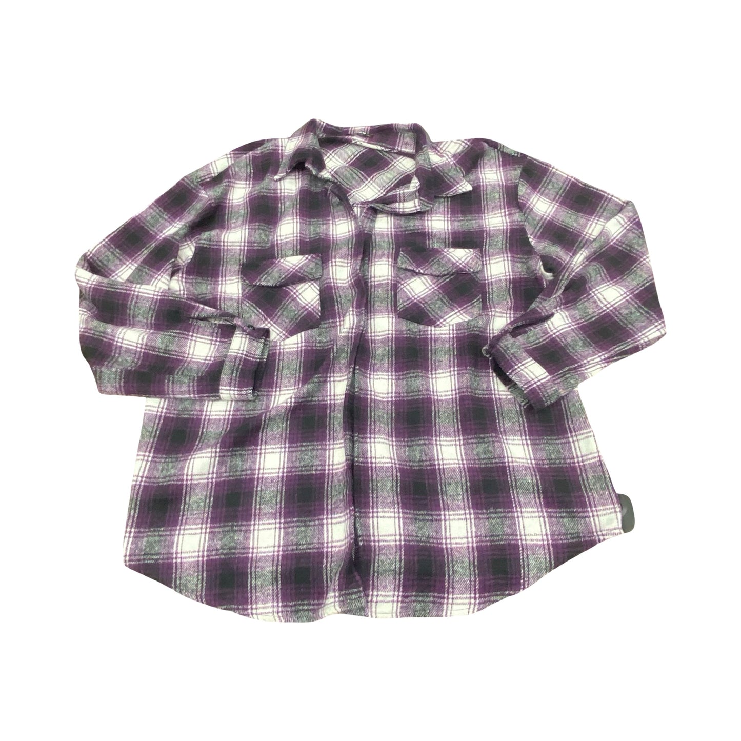 Jacket Shirt By Btfbm In Plaid Pattern, Size:Xxl