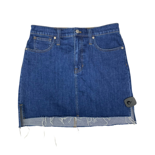 Skirt Midi By Madewell In Blue Denim, Size:6