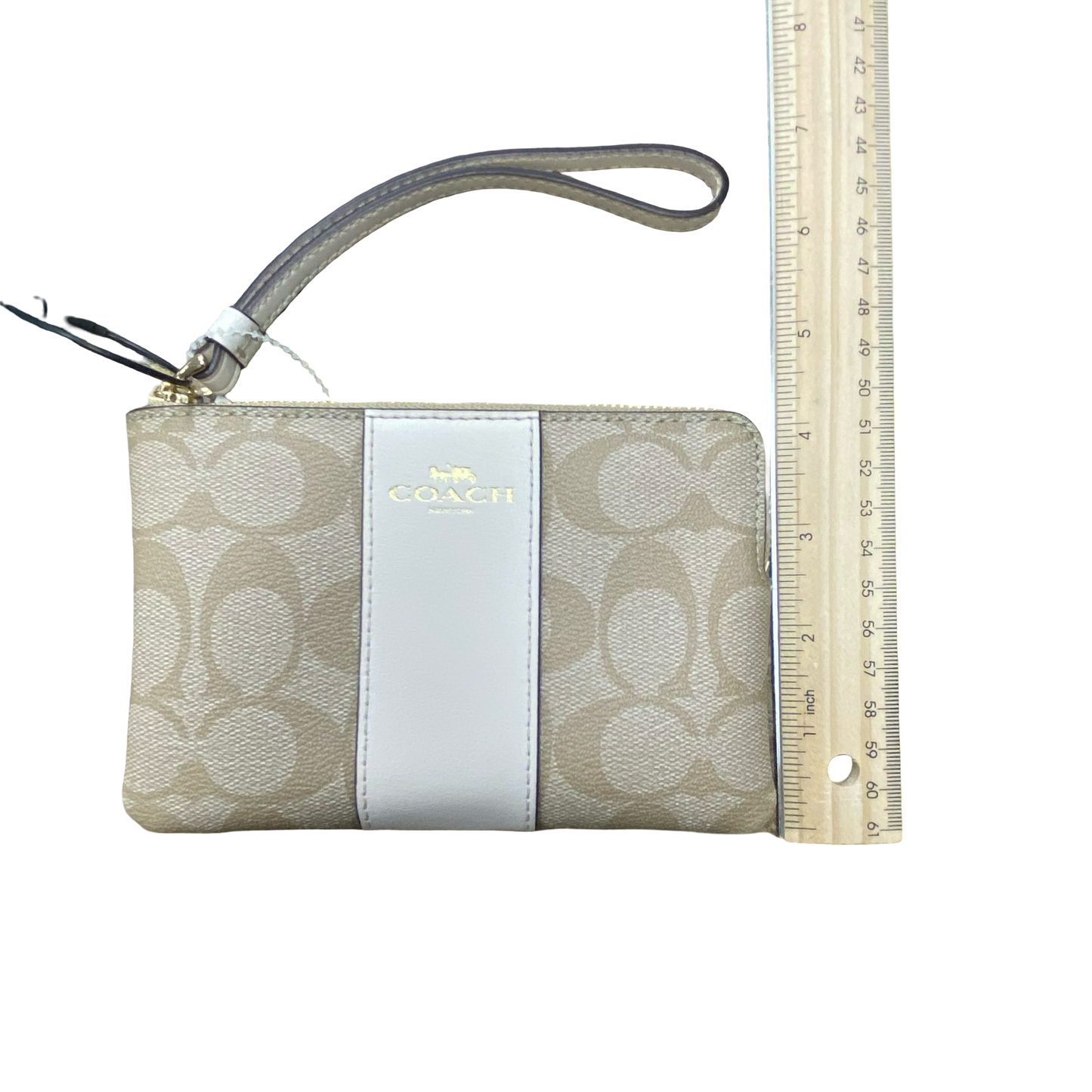 Wallet Designer By Coach In Cream, Size:Small