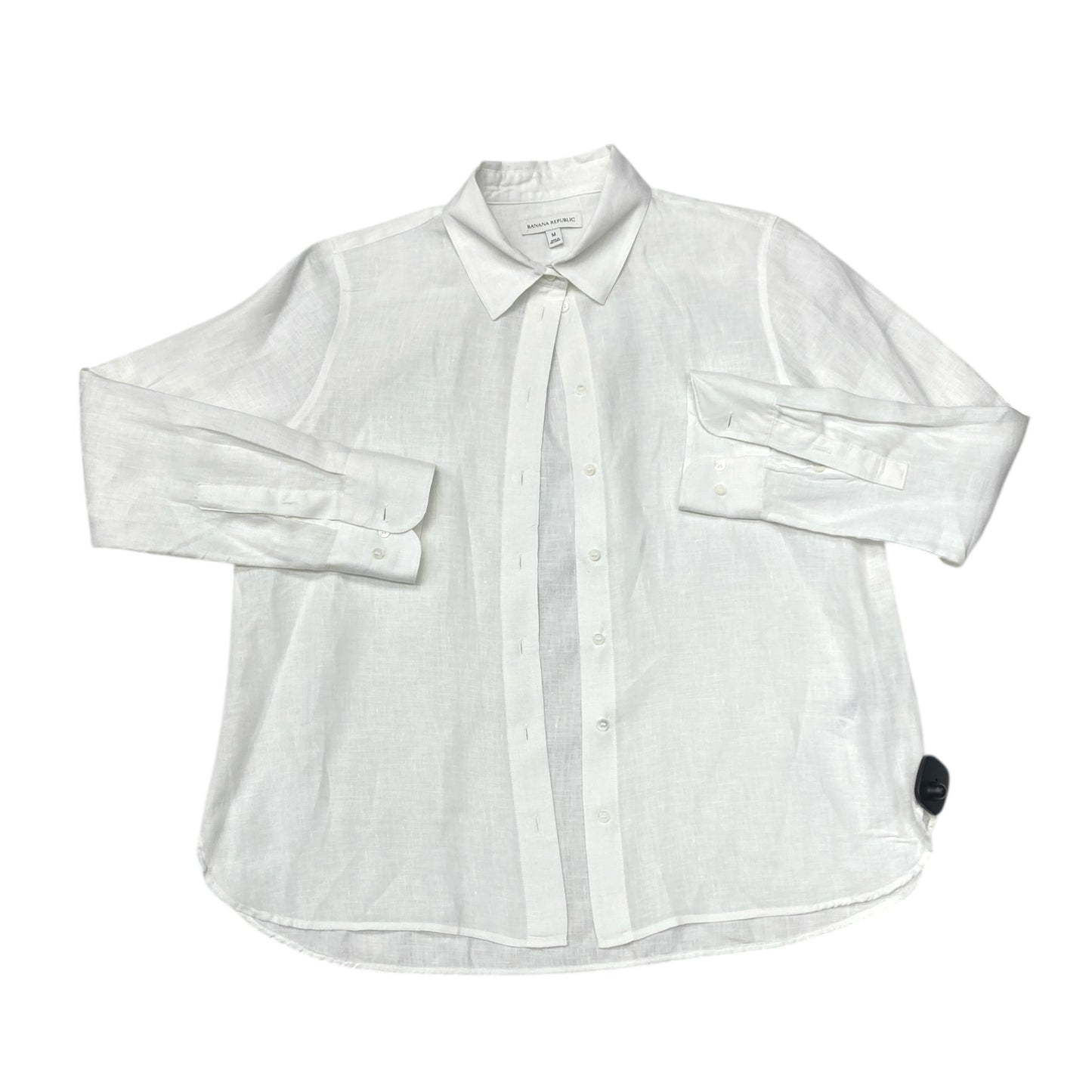 Top Ls By Banana Republic In White, Size:M