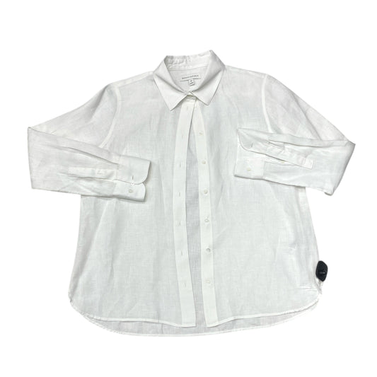 Top Ls By Banana Republic In White, Size:M
