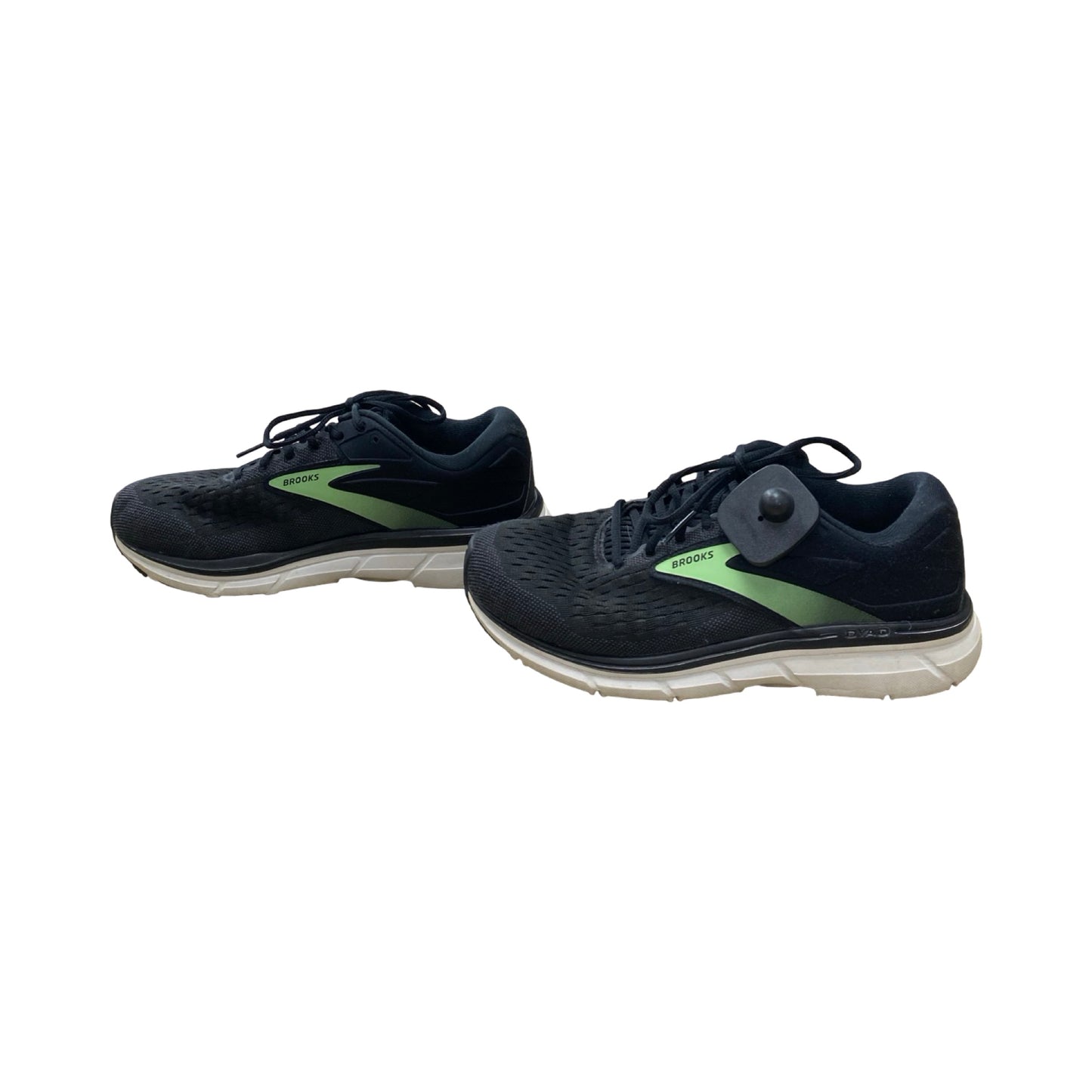 Shoes Athletic By Brooks In Black & Green, Size:9