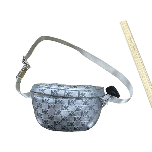 Belt Bag Designer By Michael Kors In Silver, Size:Small