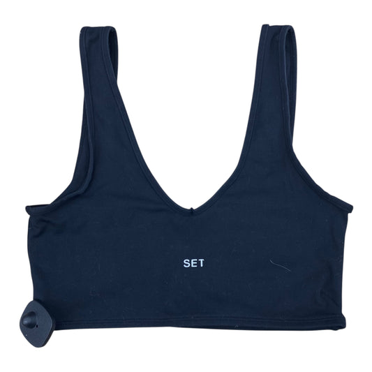 Athletic Bra By Set Active In Black, Size:M