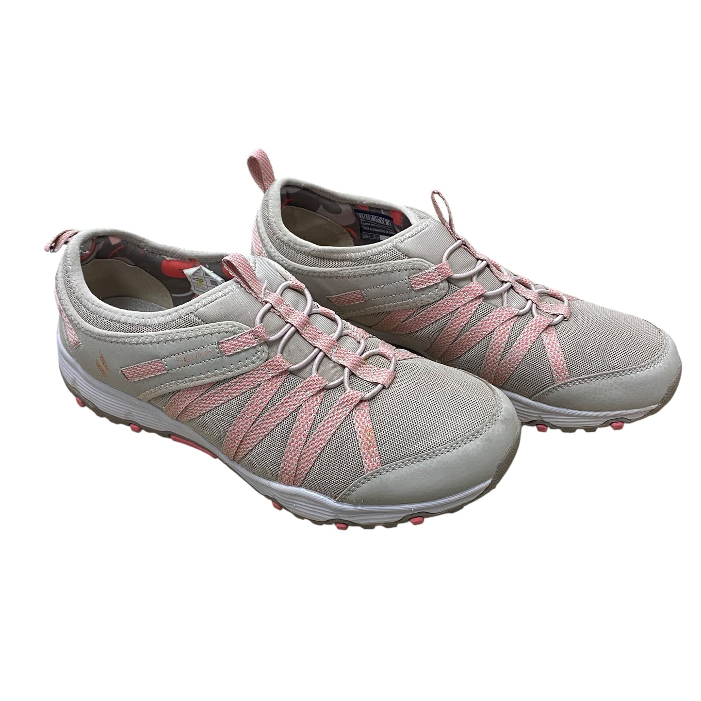 Shoes Sneakers By Skechers In Pink & Tan, Size:8.5