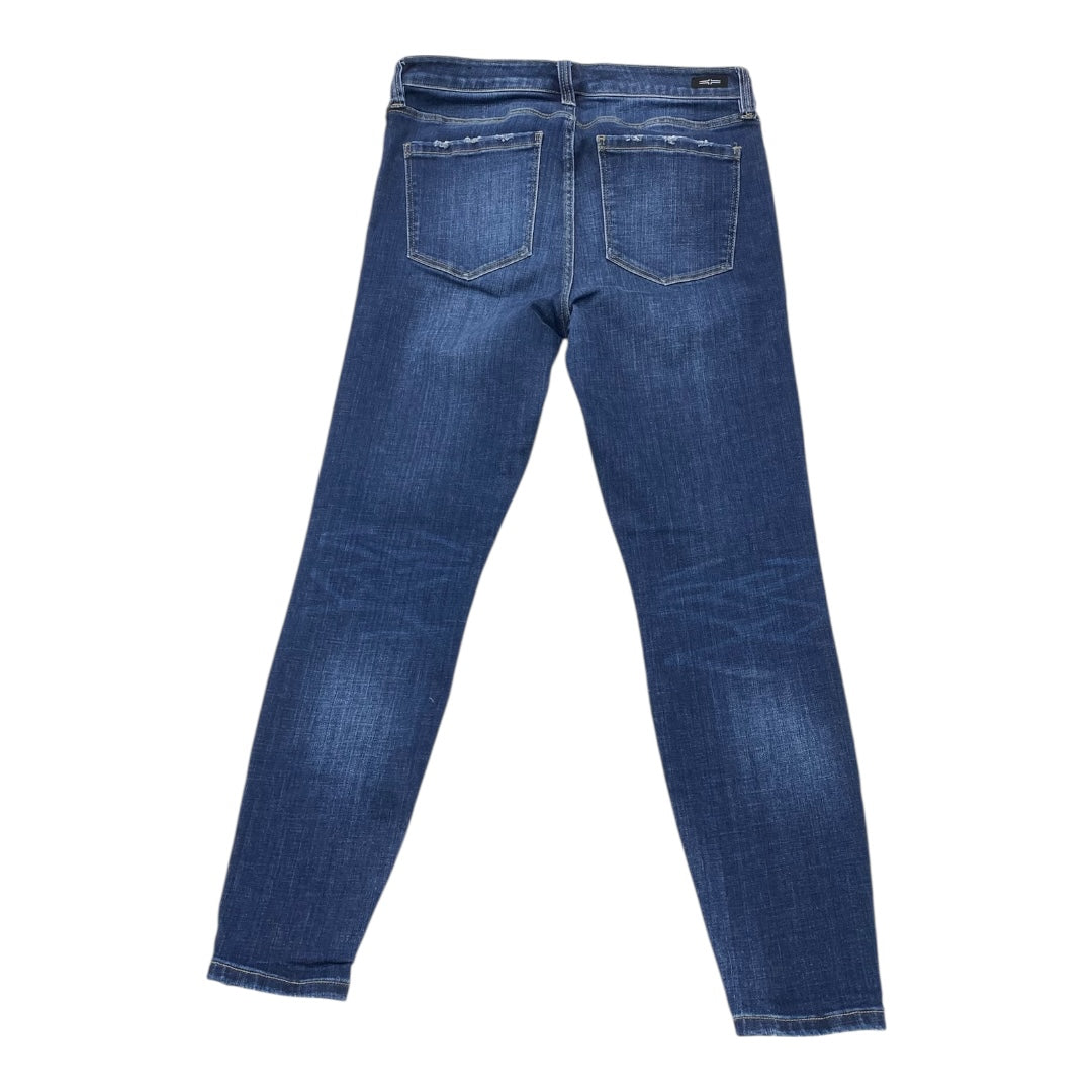 Jeans Skinny By Liverpool In Blue Denim, Size:8