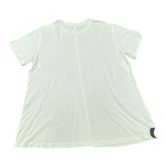 Athletic Top Ss By Lululemon In Green, Size:L